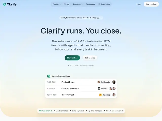 Preview of Clarify