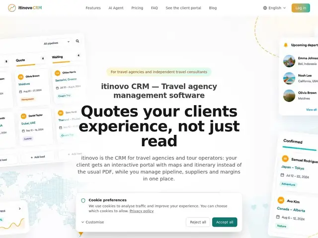 Preview of itinovo CRM