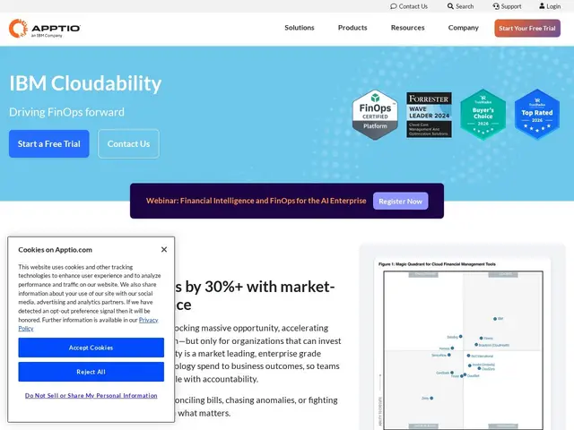 Preview of IBM Cloudability (Apptio)