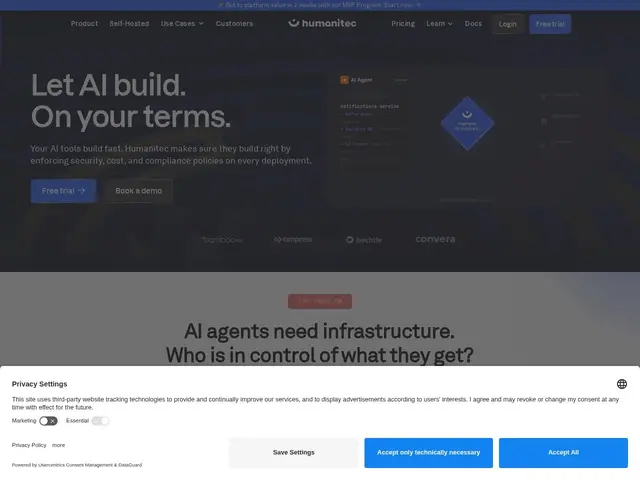 Preview of Humanitec