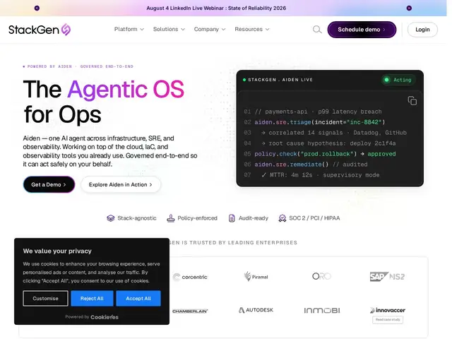 Preview of StackGen