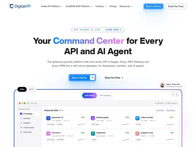 Preview of DigitalAPI