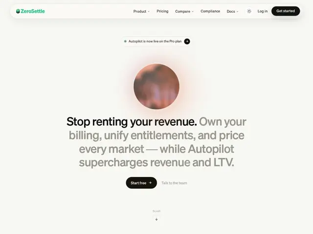 Preview of ZeroSettle