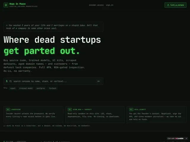 Preview of Repo In Peace