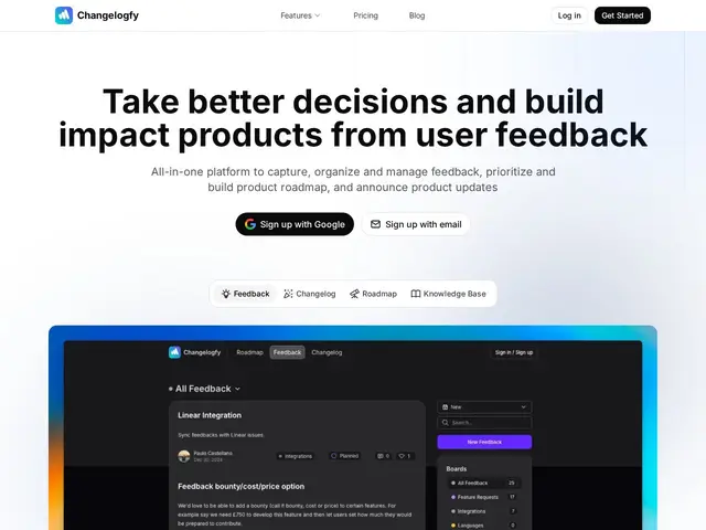 Preview of Changelogfy