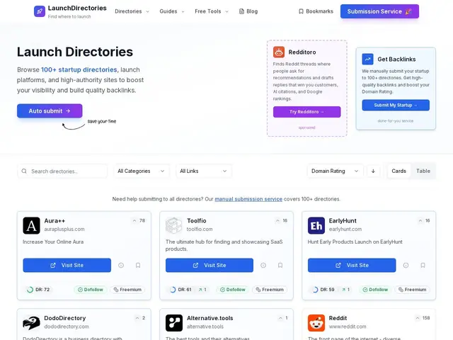 Preview of LaunchDirectories