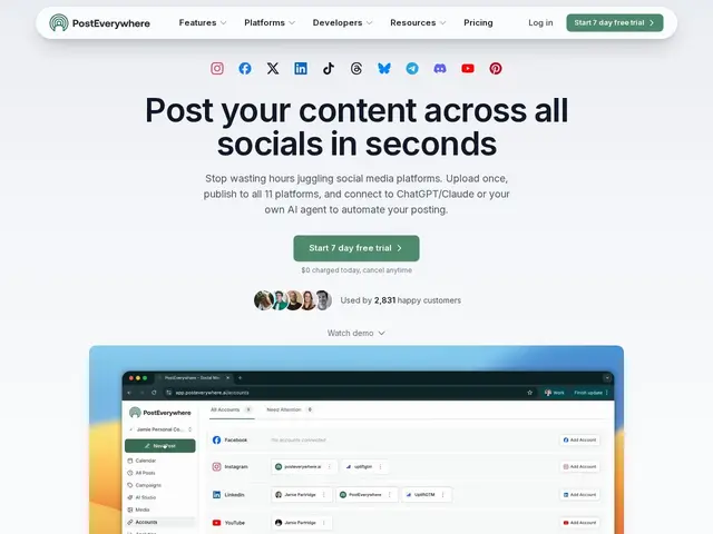 Preview of PostEverywhere
