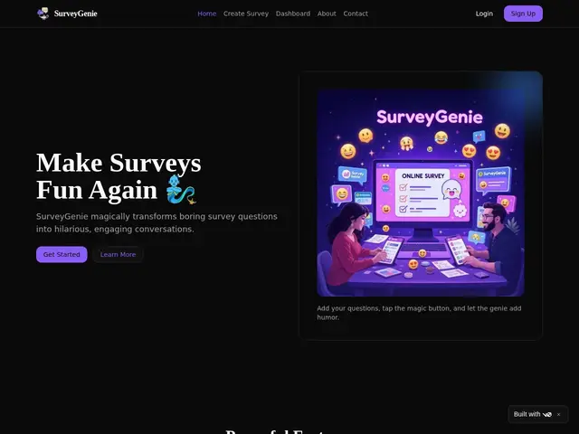 Preview of SurveyGenie