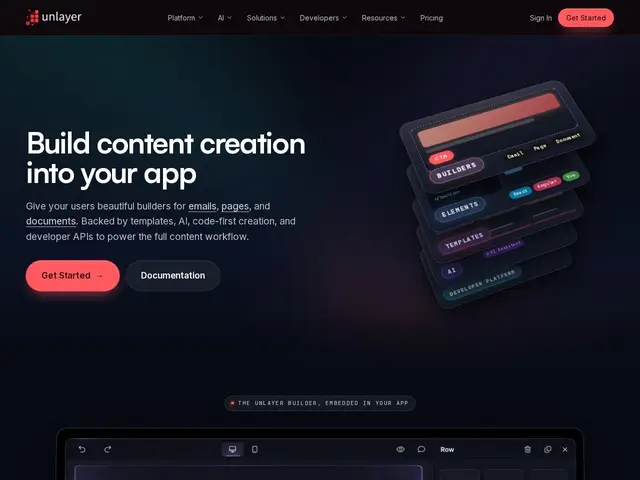 Preview of Unlayer