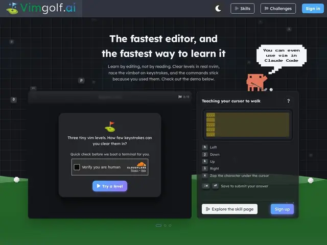 Preview of VimGolf.ai