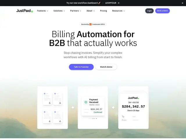 Preview of JustPaid