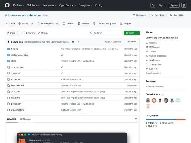 Preview of video-use