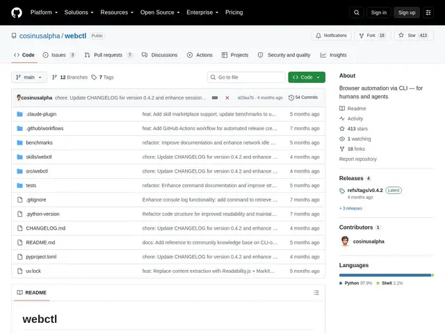 Preview of Webctl