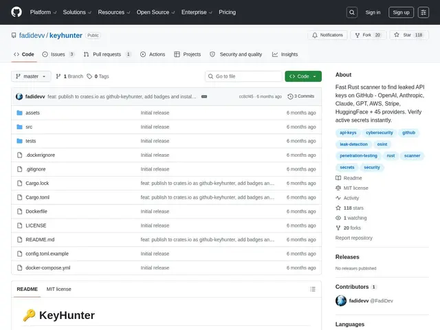 Preview of KeyHunter