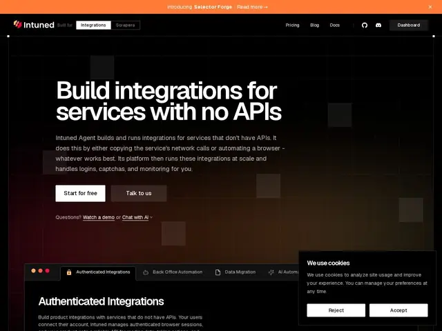 Preview of Intuned