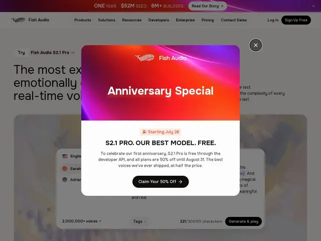 Preview of Fish Audio