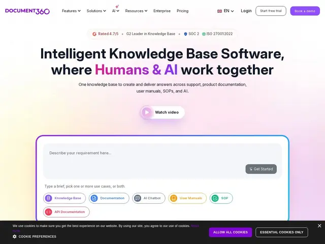 Preview of Document360