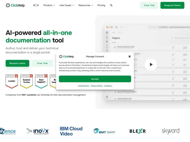 Preview of ClickHelp