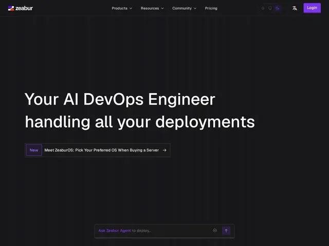 Preview of Zeabur