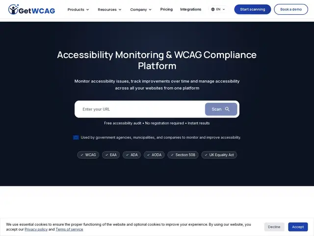 Preview of GetWCAG