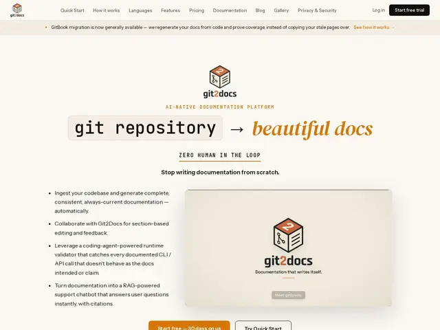 Preview of Git2Docs