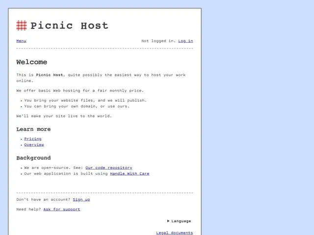 Preview of Picnic Host