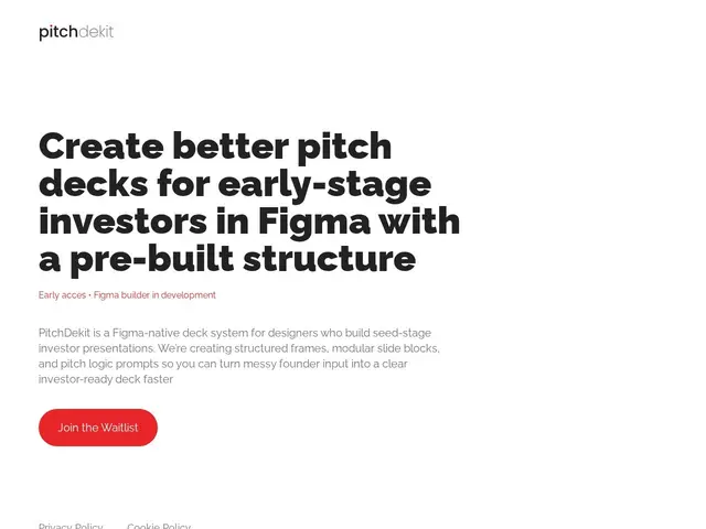 Preview of PitchDekit