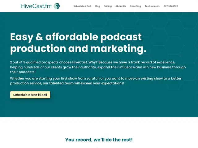 Preview of HiveCast