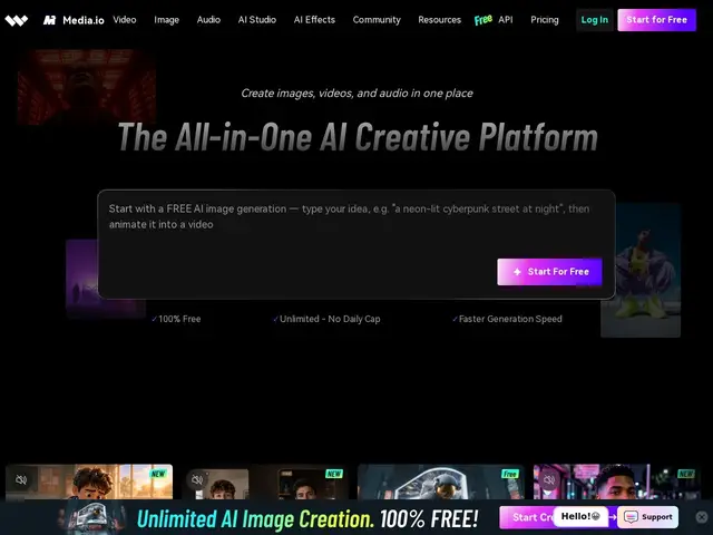 Preview of Media.io