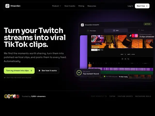 Preview of StreamGen