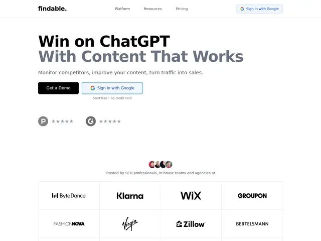Preview of Findable