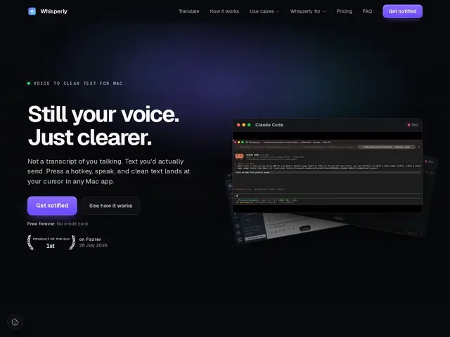 Preview of Whisperly