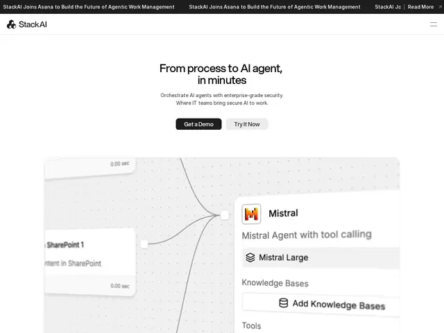 Preview of StackAI