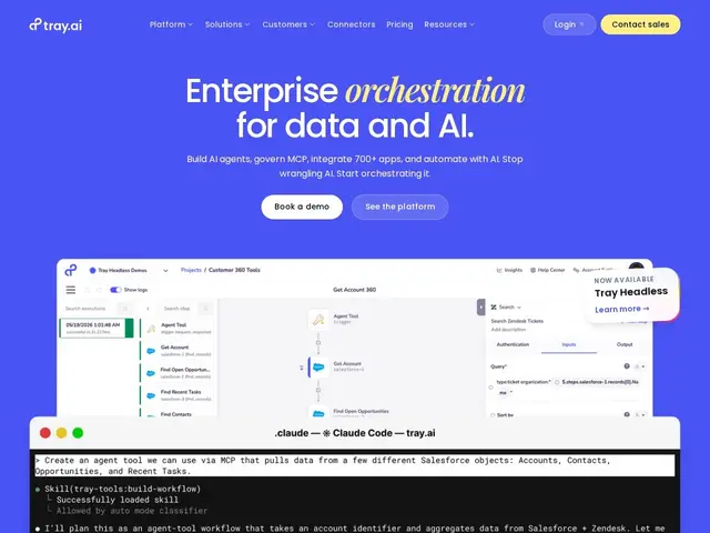 Preview of Tray.ai