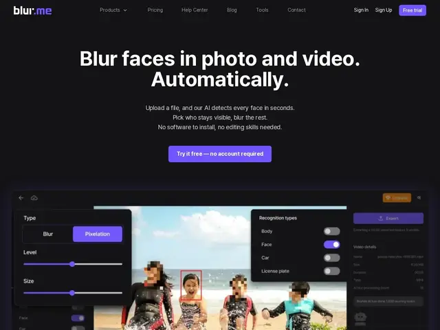 Preview of BlurMe
