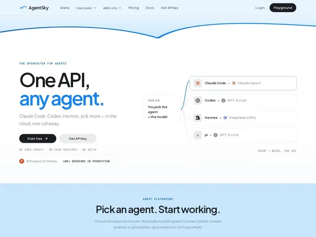 Preview of AgentSky