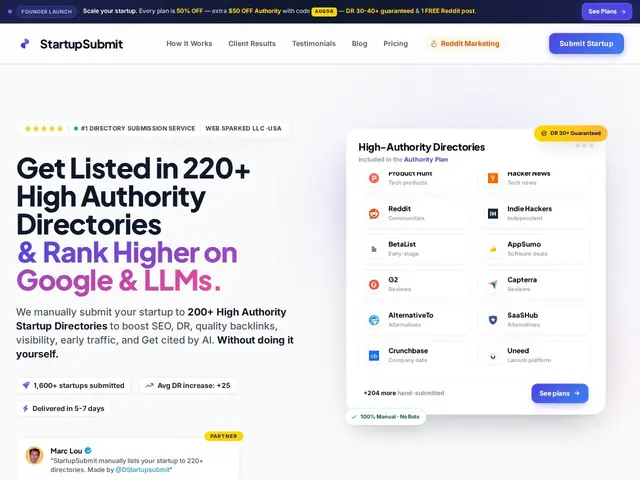 Preview of StartupSubmit