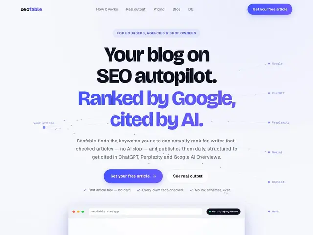 Preview of Seofable