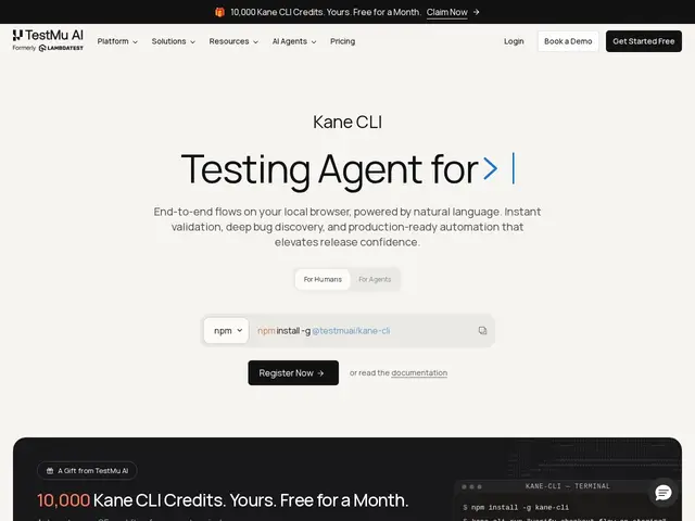 Preview of Kane CLI