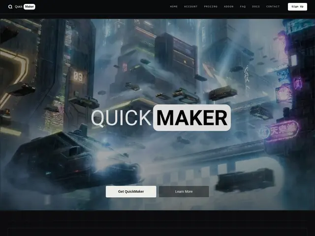 Preview of QuickMaker