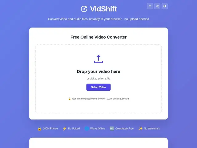 Preview of VidShift