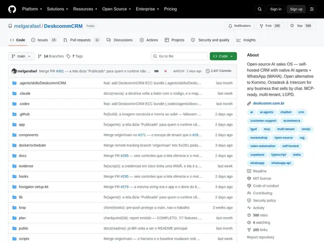 Preview of DeskcommCRM