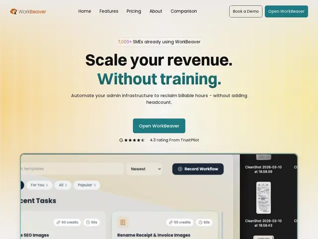 Preview of WorkBeaver