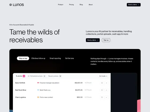 Preview of Lunos AI