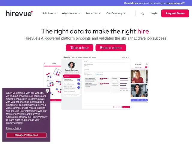 Preview of HireVue