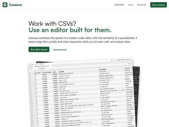 Preview of Cassava
