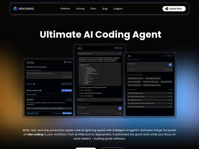 Preview of GoCodeo