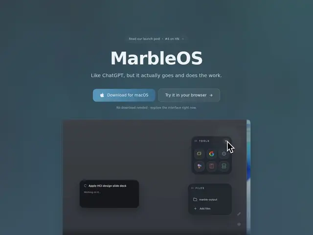 Preview of MarbleOS