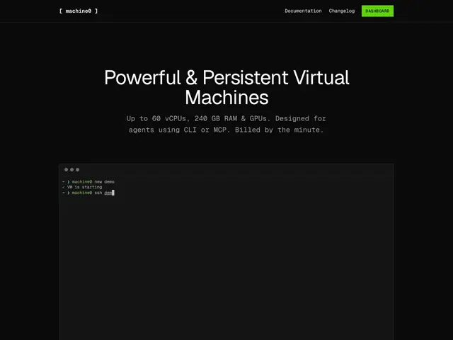 Preview of machine0