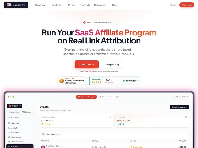 Preview of TrackRev